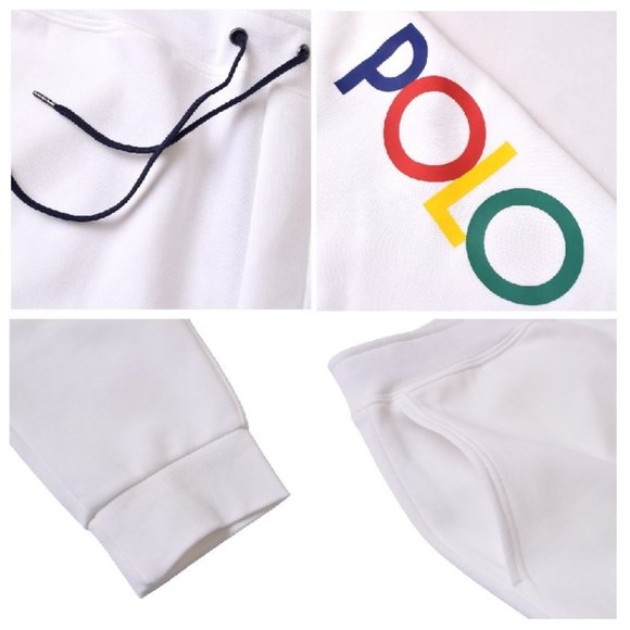 NWT  Polo Ralph Lauren Kids Boy ICONIC EXCLUSIVE Logo Double-Knit Jogger Pants L - Picture 3 of 3